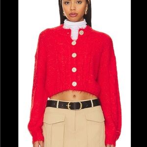 Free People Red willow cardigan . Great condition